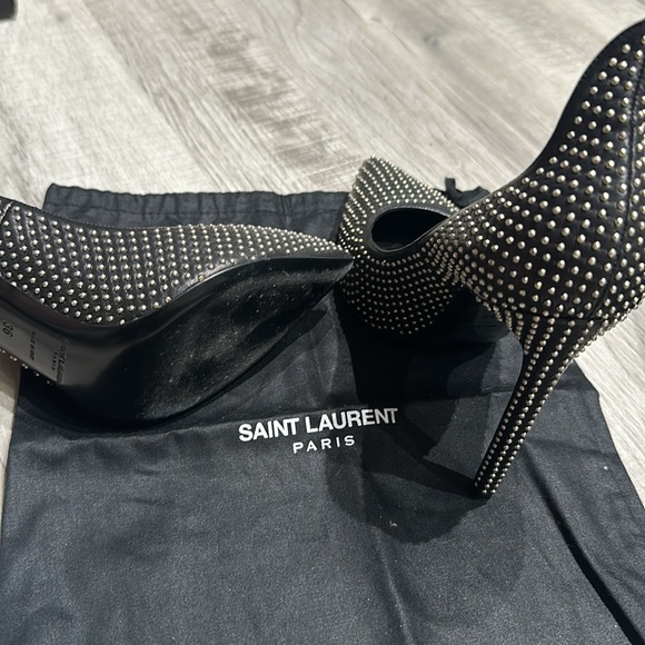 STUDDED YSL HEELS - Picture 5 of 6